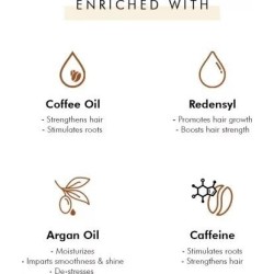 Mcaffeine Naked & Raw Coffee Scalp & Hair Oil For Hair Growth With Redensyl & Argan Oil
