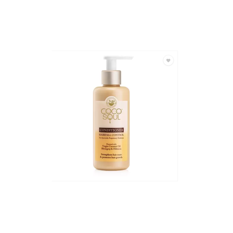 Coco Soul 30000 Conditioner Hair Fall Control Bhringraj & Hibiscus –0 By Makers Of Parachute (200Ml)