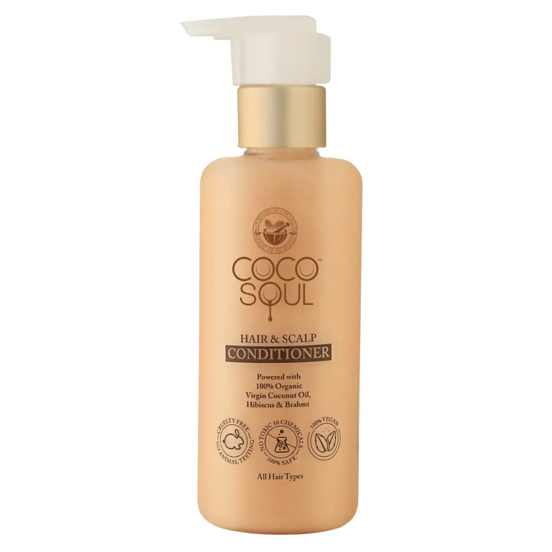 Coco Soul – Conditioner Hair + Scalp  With Coconut & Ayurveda (200Ml)