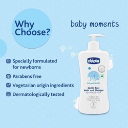Chicco Gentle Body Wash And Shampoo (500Ml)