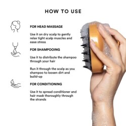 Wow Skin Science Stimulating Scalp Massager Brush