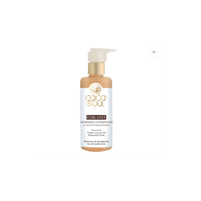 Coco Soul Curl Cult Conditioner With Flaxseed & Amla (200Ml)
