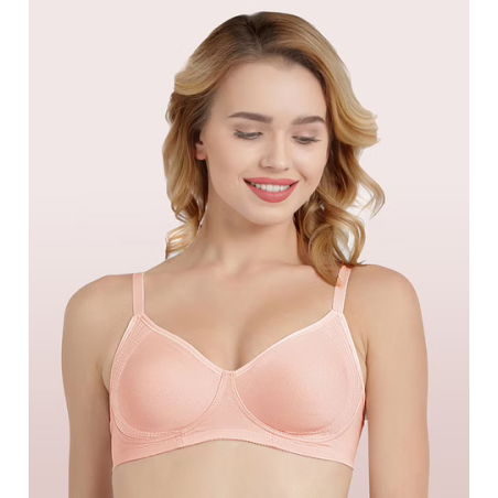 Enamor (A042 – 01N) Side Support Shaper Supima Cotton Everyday Bra (Color – Pearl)