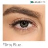 Aquacolor Daily Disposable Soft Colored Contact Lenses With Uv Protection 10 Lens Pack Flirty Blue