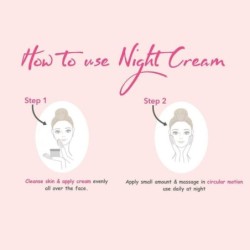 O3+ Skin Care Night Repair Cream Brightening & Whitening Derma Zone (50G)