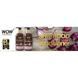 Wow Skin Science Red Onion Black Seed Oil Shampoo + Hair Conditioner
