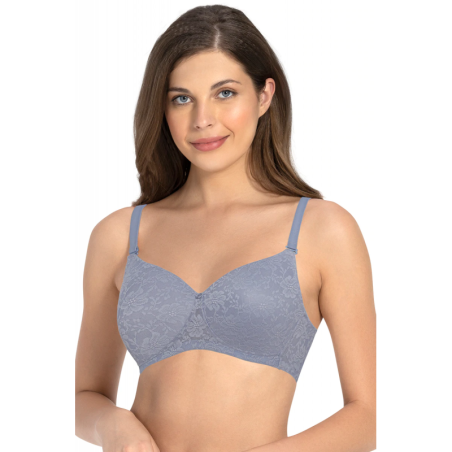 Amante – Floral Romance Padded Non-Wired Lace Bra Color – Tempest – 0