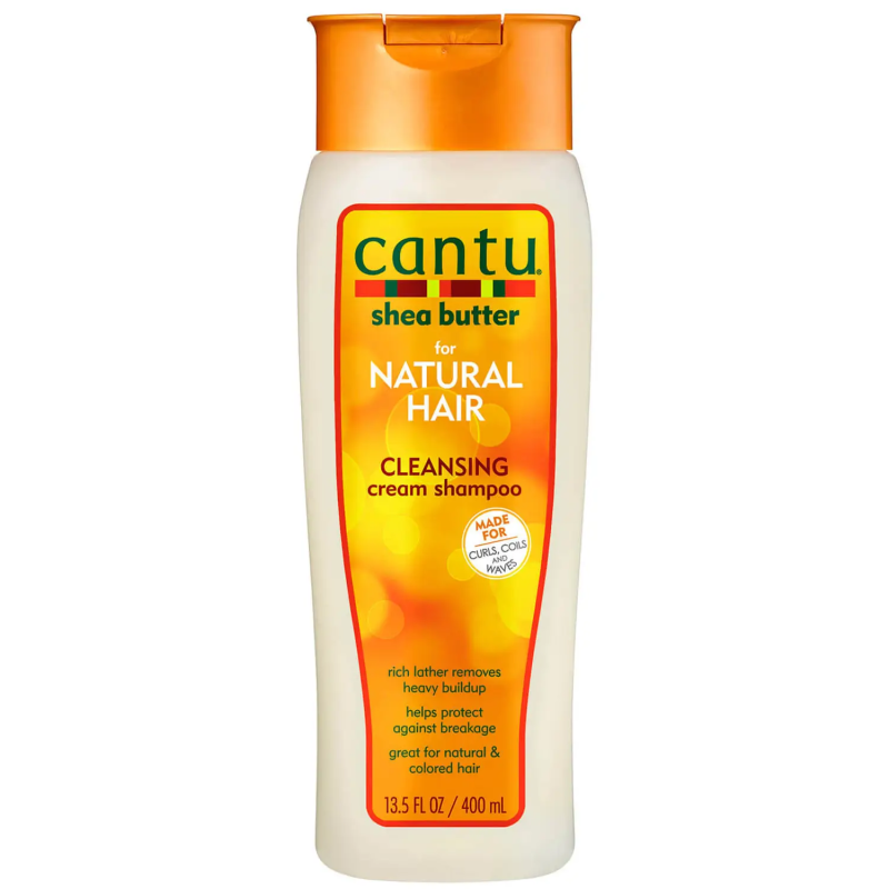 Cantu Shea Butter For Natural Hair Sulfate-Free Cleansing Cream Shampoo (400Ml)