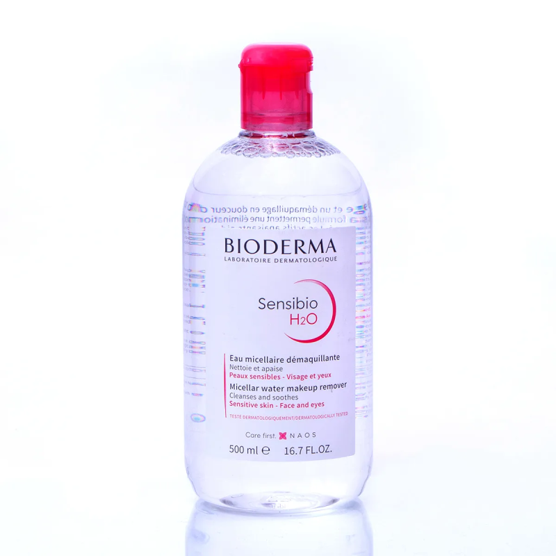 Bioderma Sensibio H2O Makeup Removing Micellar Cleansing Solution Face & Eyes Sensitive Skin (500Ml)
