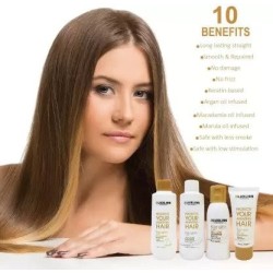 Luxliss Keratin Daily Hair Care Shampoo Conditioner And Smoothning Treatment (Pack Of 4)