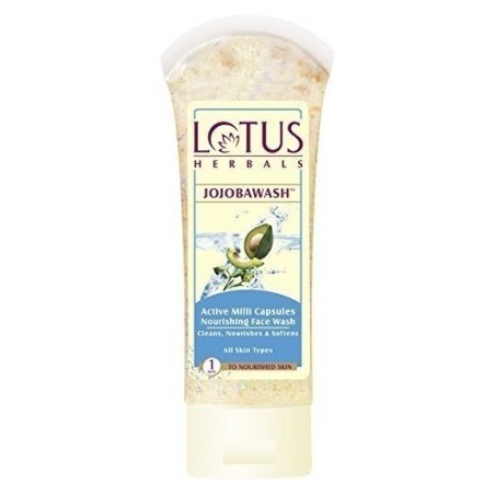 Lotus Herbals Jojoba Active Milli Capsules Nourishing Face Wash 120 gm