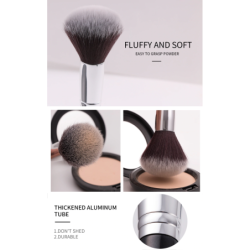 Beili Black Makeup Brushes Set 30Pcs With Fan