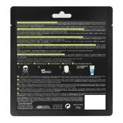 Garnier Charcoal And Algae Hydrating Face Sheet Mask -Pack Of 3