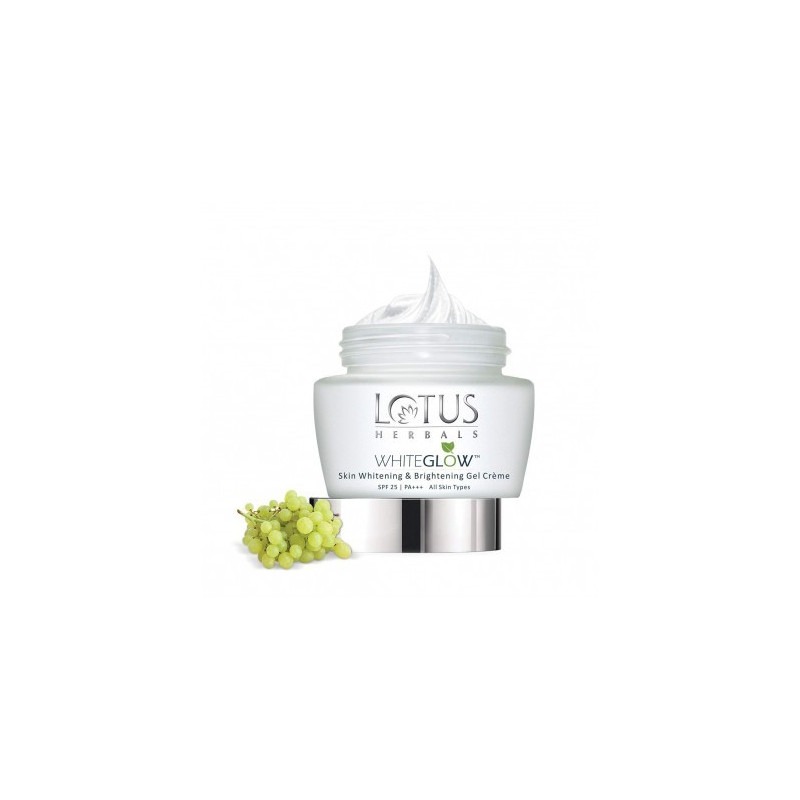 Lotus Herbals Whiteglow Skin Whitening And Brightening Gel Cream SPF-25- 40 Gm