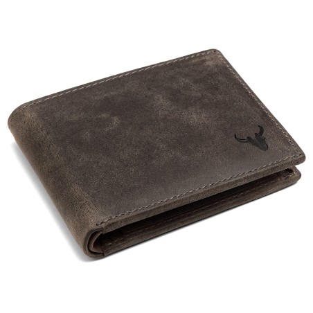 Tan Crunch Leather Wallet For Men