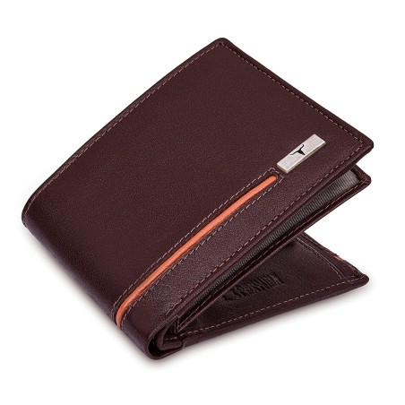 Rfid Blocking Leather Wallet For Men