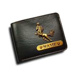 Men's Artificial Leather Personalized Wallet