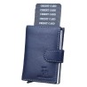 Leather Rfid Blocking Card Holder Cum Minimalist Wallet For Men's And Women's