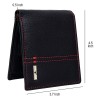Liam Black/red Rfid Blocking Leather Wallet For Men