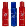 Revlon Charlie Deo Combo Pack Of 3 ( 2 Red & 1 Blue )