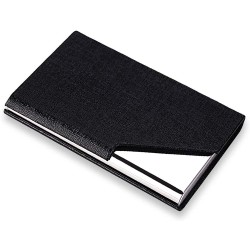 Rfid Blocking Credit Card Holder Credit/debit/atm/business Visiting Name Wallet Id Protector Case Pu Leather Steel