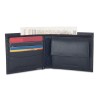 Navy Leather Mens Wallet