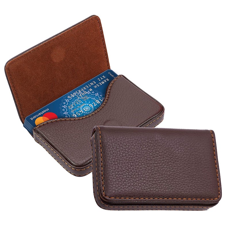 MOMISY PU Leather Women's Credit Debit Card Holder Money Wallet Purse  Clutch (11 Slots Black) at Rs 116/piece in Ahmedabad