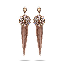 Jewellery Earrings for Women Crystal Tassel Handmade Earrings for Girls and Women
