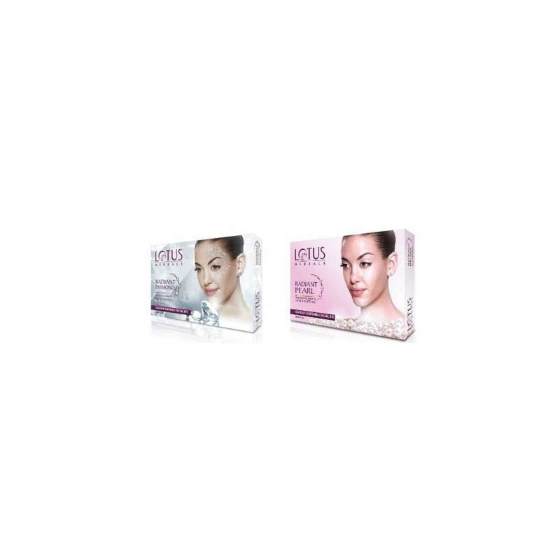 Lotus Facial Kit Combo Of Pearl And Diamond Facial Kit