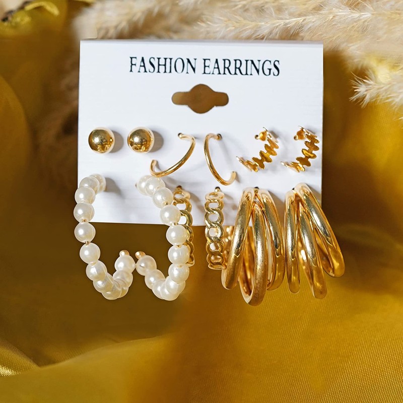 Fashion Frill Tantalizing Cz & Pearl Gold Plated Jhumka Earrings For Girls  Women Stylish Latest Fancy