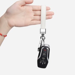 Genuine Leather Car Keychain Universal Heavy Duty Metal Key Chain Accessories Car Fob Key Keychain