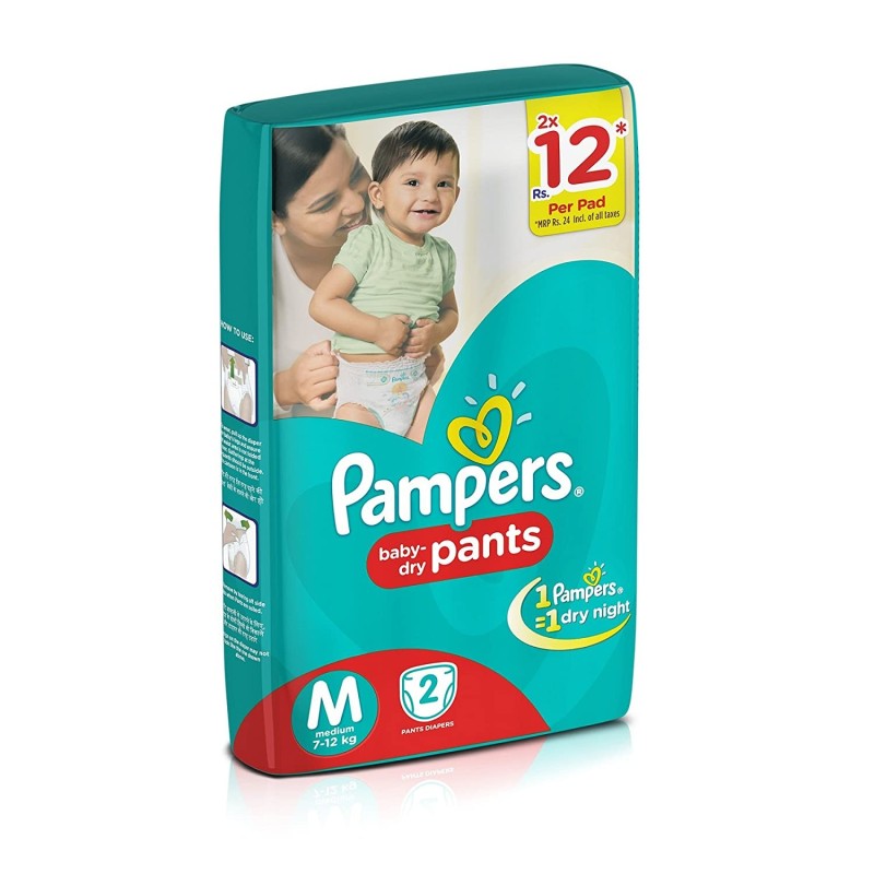 Buy Pampers Premium Care Pants - M Medium Size Baby Diapers