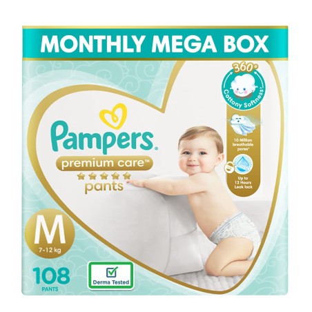 Pampers Premium Care Pants,Extra Large Size Baby Diapers (XL), 36 Count,  SoftesT | eBay