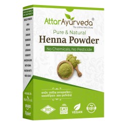 Attar Ayurveda Natural Henna powder for hair Colour and Growth 200 gm