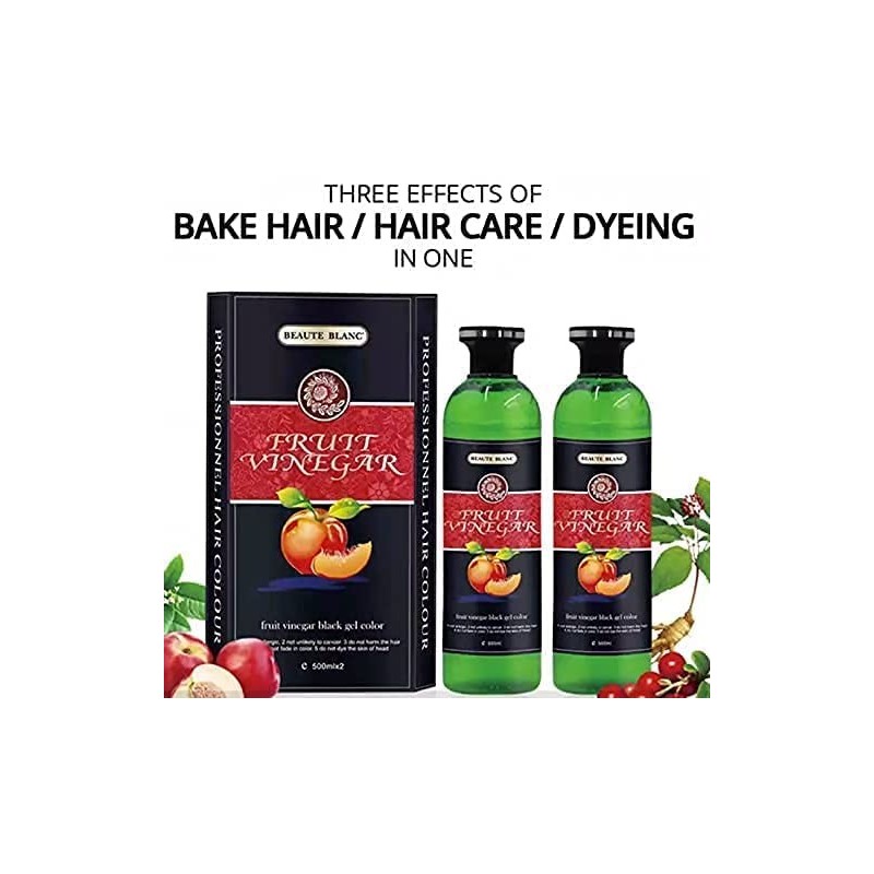 Skenique Professional Fruit Vinegar Hair Gel Colour Bottles Packaging  Size 500ml2