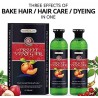 Beaute Blanc Fruit Vinegar Gel Hair Color Natural Black Color Dye For Hair Care Natural Ammonia Free Color Dye 500ml X 2