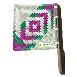 kamsons Hand Crafted Natural Woven Bamboo Hand Fan Pankha