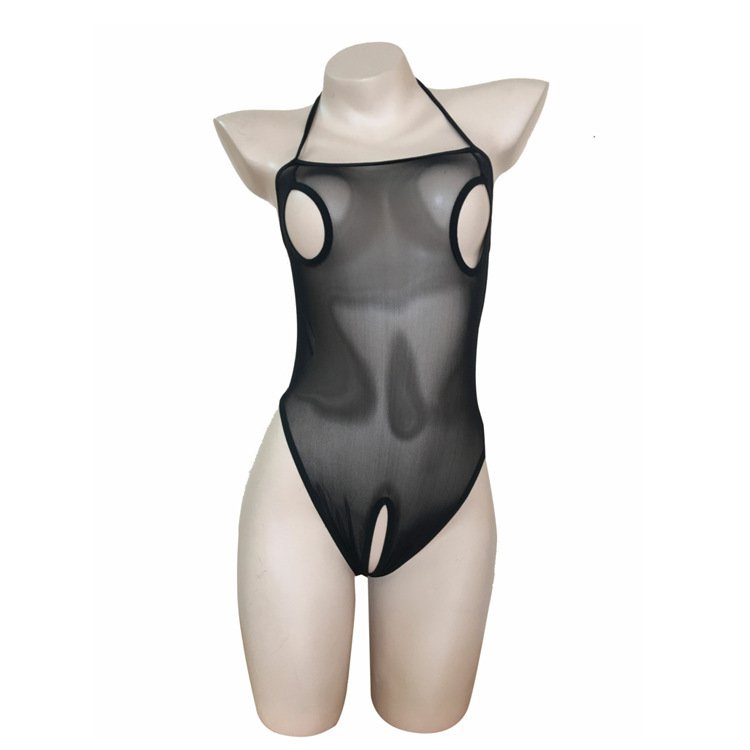 Women's Seduction One Piece Multicolor Mesh Clothes - Image 3