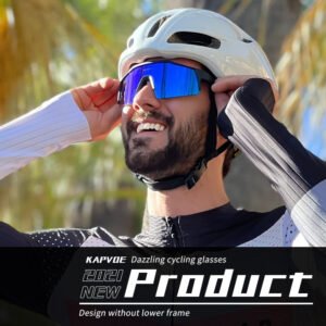 Kapvoe Polarized Glasses For Riding Mountain Bike Outdoor
