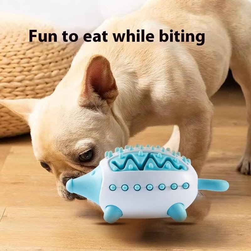 Dog Treat Interactive Chew Toy For Puppies Food-Leaking Design Teeth Grinding Cleaning Engaging Plaything For Dogs Encourages Healthy Eating And Weight Control - Image 4