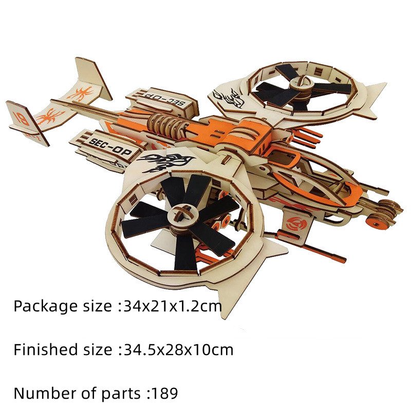 Wooden Model Of Assembled Military Ship - Image 13