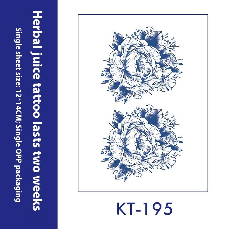 Tattoo Sticker English Letters Ins Style Men's Dark Women's Waterproof - Image 39