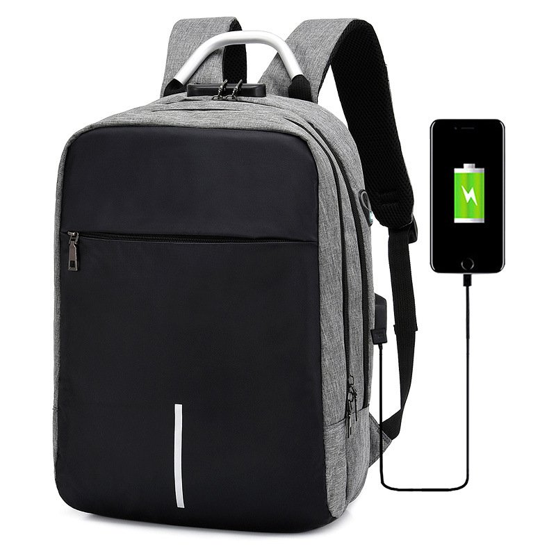Men's Anti-theft Backpack Usb Notebook Bag - Image 3