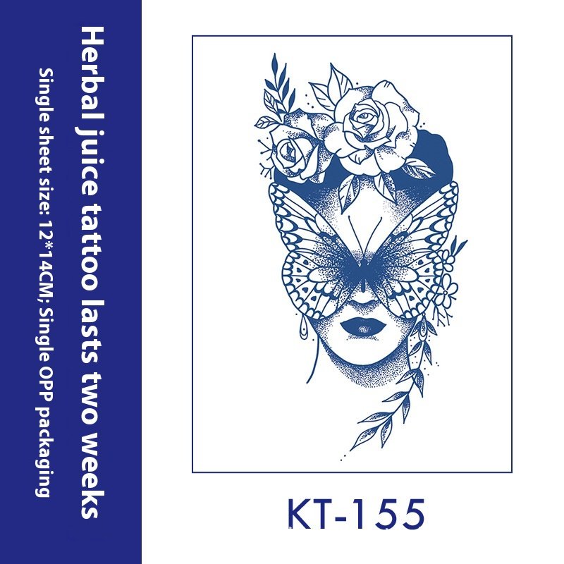 Tattoo Sticker English Letters Ins Style Men's Dark Women's Waterproof - Image 21