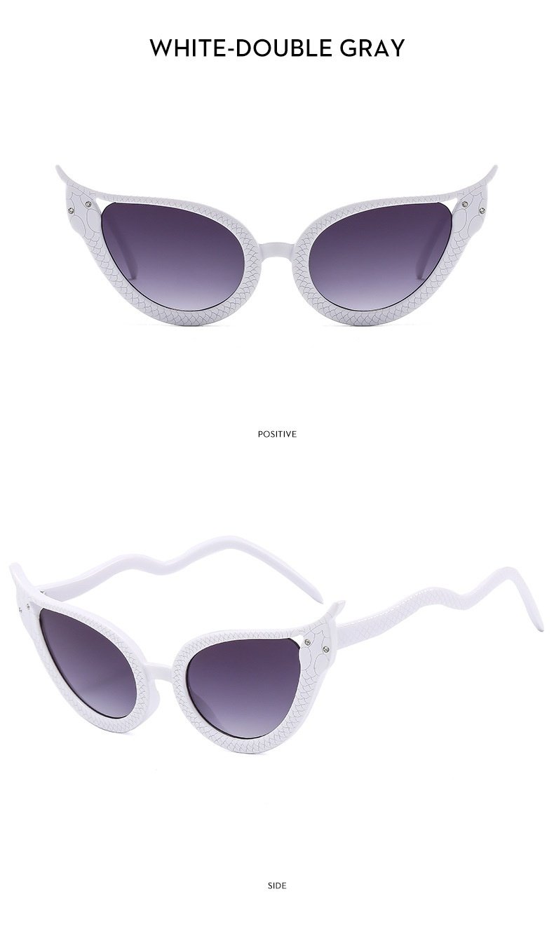 Personalized Sunglasses Funny Hot Girl Snake-shaped Women - Image 8