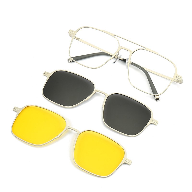Polarized Sunglasses UV Protection Magnetic Suction Set Of Glasses - Image 8