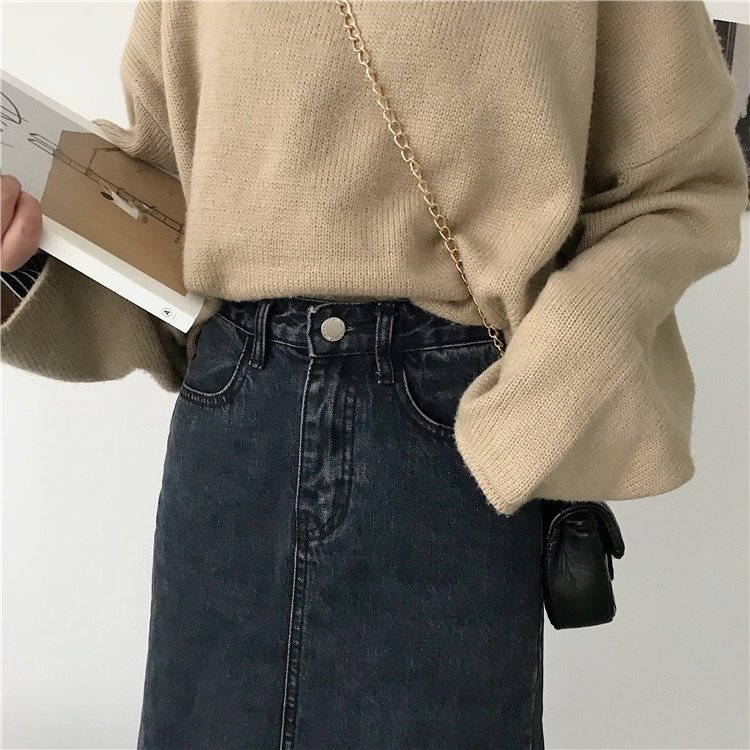 Denim Skirt Women's Autumn And Winter New Style - Image 4