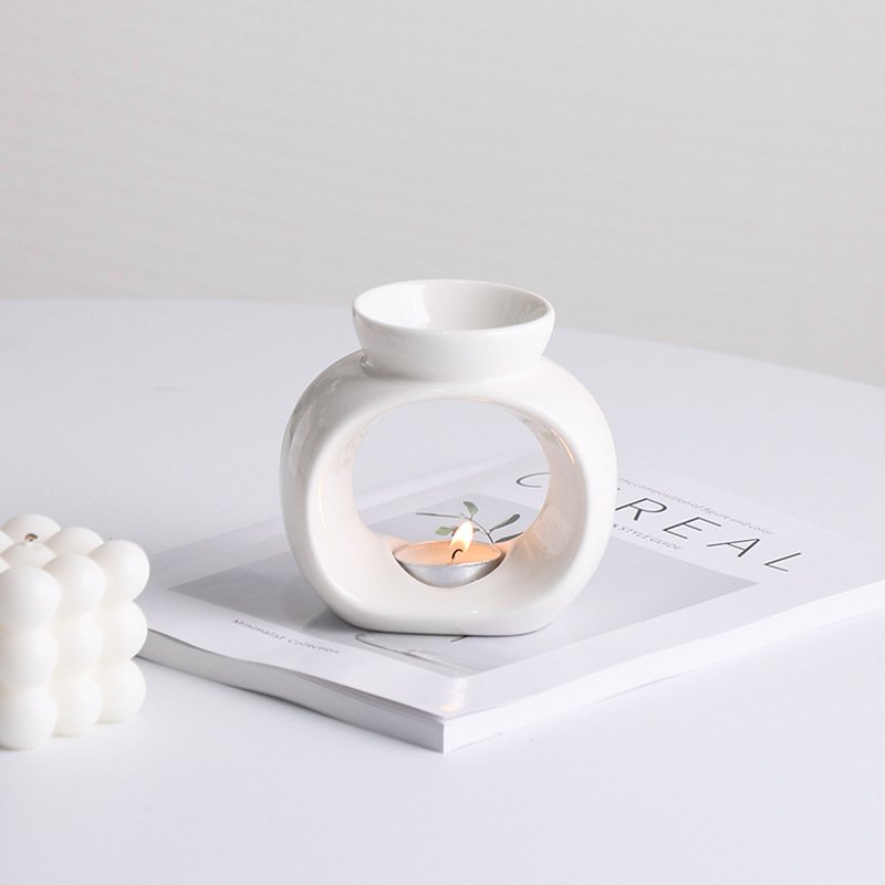 Indoor Retro Domestic Anti-dry Burning Ceramic Aromatherapy Stove Ornaments - Image 2
