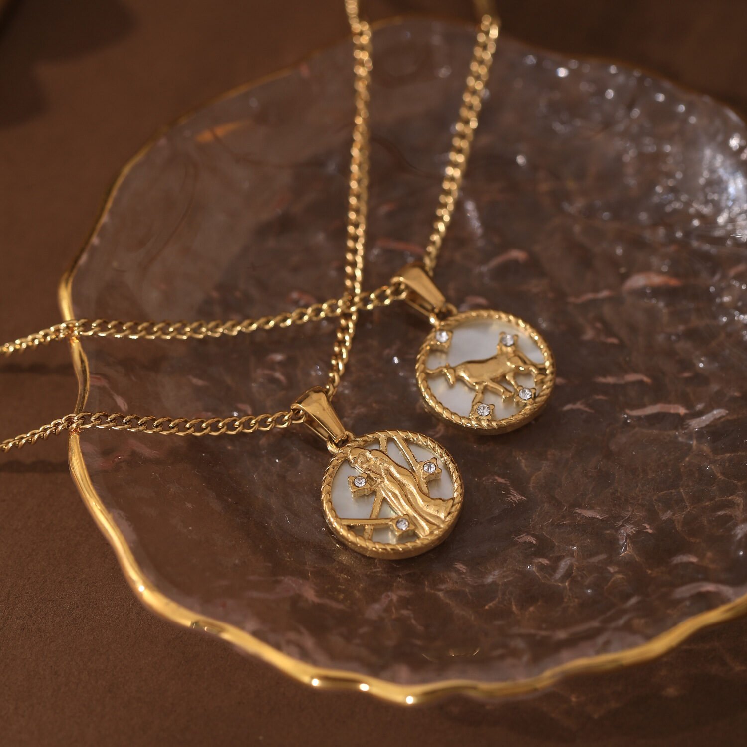 Stainless Steel European And American 12 Constellation Shell - Image 2