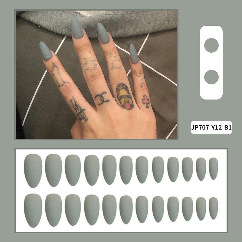 Women's Solid-color Frosted Matte False Nails - Image 6